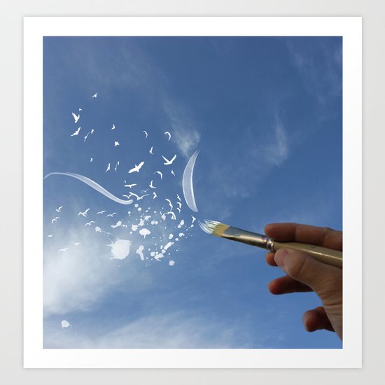 Painted Sky Art Print