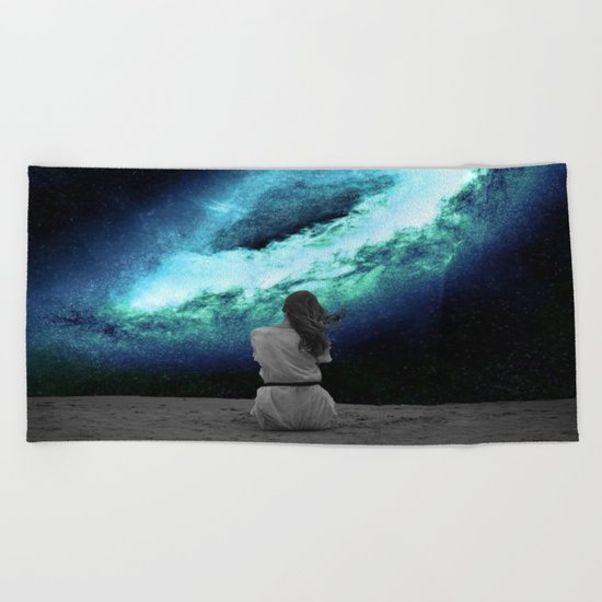 Road to somewhere Beach Towel