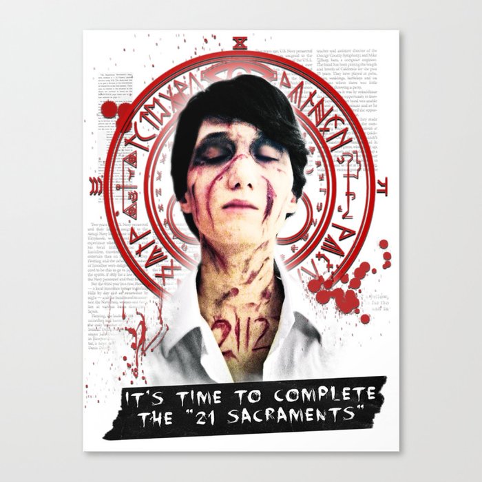 Silent Hill - It's time to complete the "21 Sacraments" Canvas Print