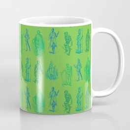 Green Knight Pattern Coffee Mug