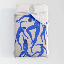 The Dance 3 | Henri Matisse - La Danse | Ultramarine Blue Edition Duvet Cover