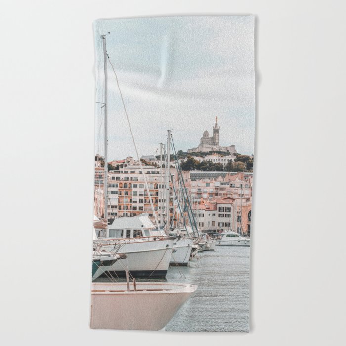 Marseille France Beach Towel