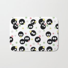 Cute Soot Sprites with Candy Bath Mat