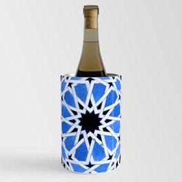 Moroccan Zellige pattern Wine Chiller