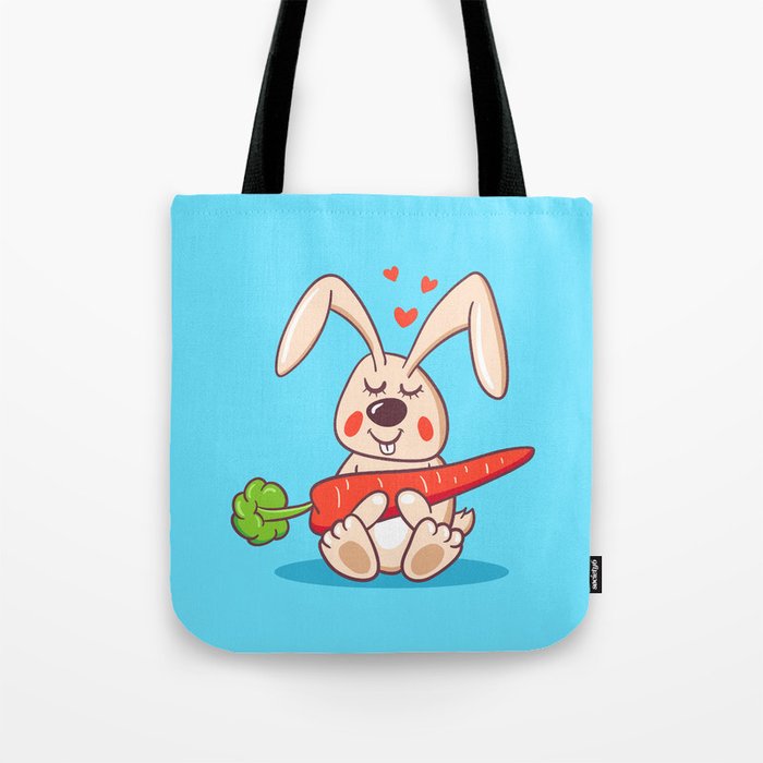 Happy bunny Tote Bag