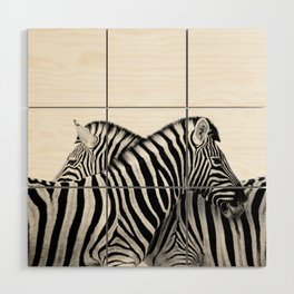 Zebras Wood Wall Art