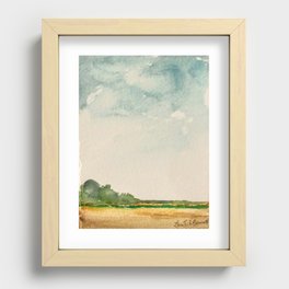 Fields in Thibodeaux Recessed Framed Print