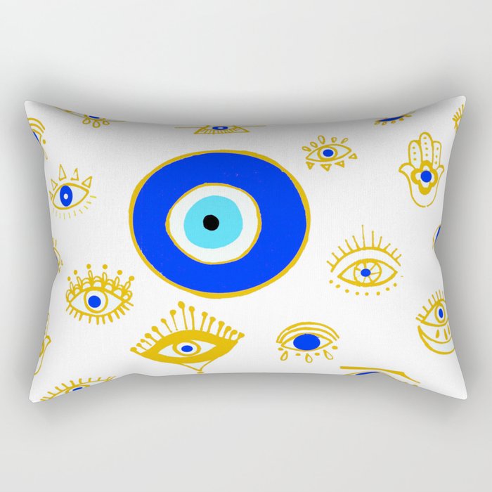 evil eye Rectangular Pillow