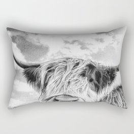 Highland Cow #1 Rectangular Pillow