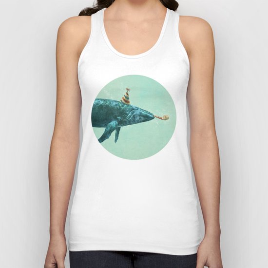 Party Whale - colour option Unisex Tank Top