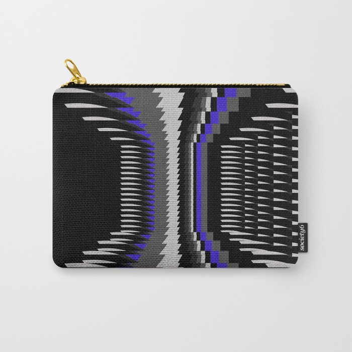 Interesting Unbalanced Stripes Carry-All Pouch