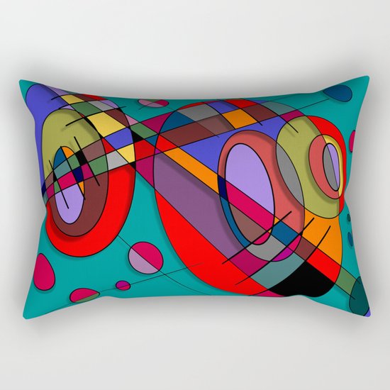 Abstract #50 Rectangular Pillow