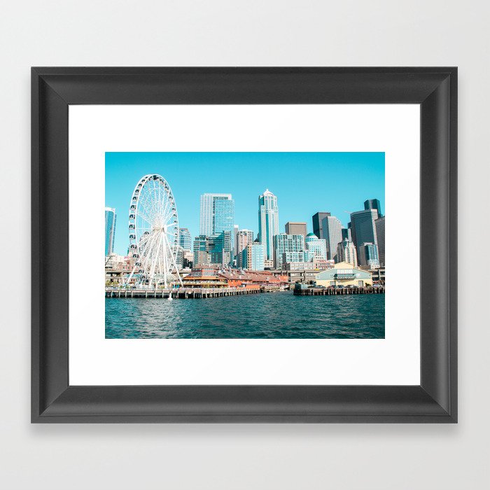 Seattle V Framed Art Print
