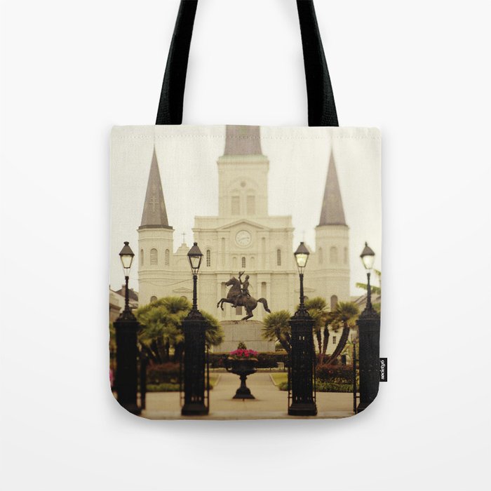 New Orleans Looking Through Jackson Square Tote Bag