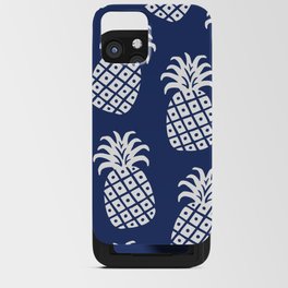 Pineapple Twist 322 Navy Blue iPhone Card Case