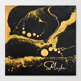 Liquid Gold Canvas Print