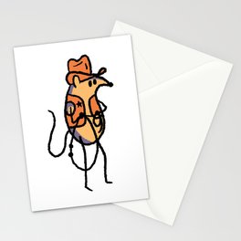 Cow Rat Stationery Cards