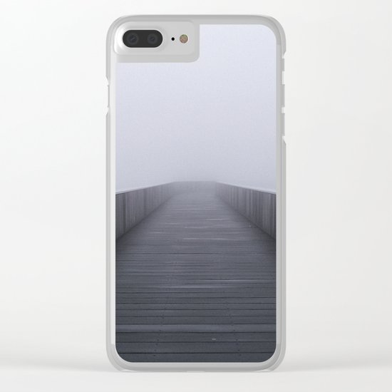 “Fog in the bridge” Clear iPhone Case
