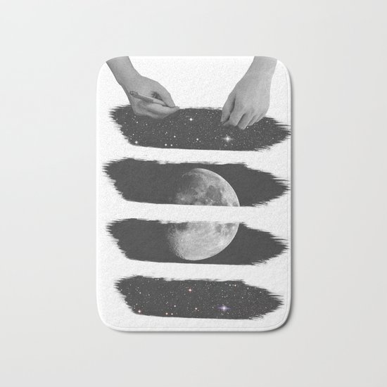 Draw me the moon Bath Mat