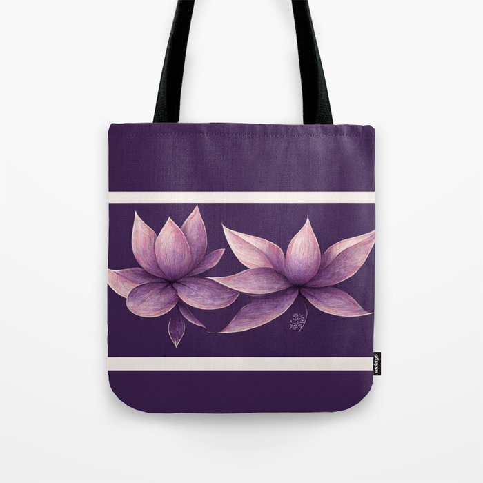 Yoga Tote Bag - Lotus