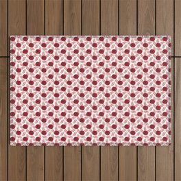 red roses Outdoor Rug