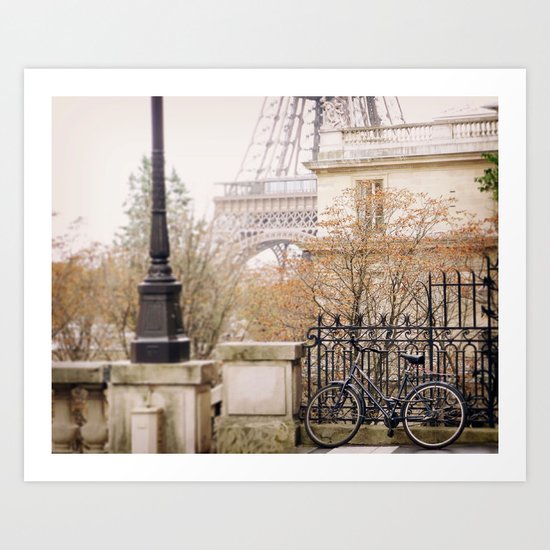 la bicyclette Art Print