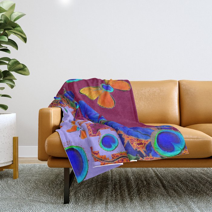 Gold color throw blanket store