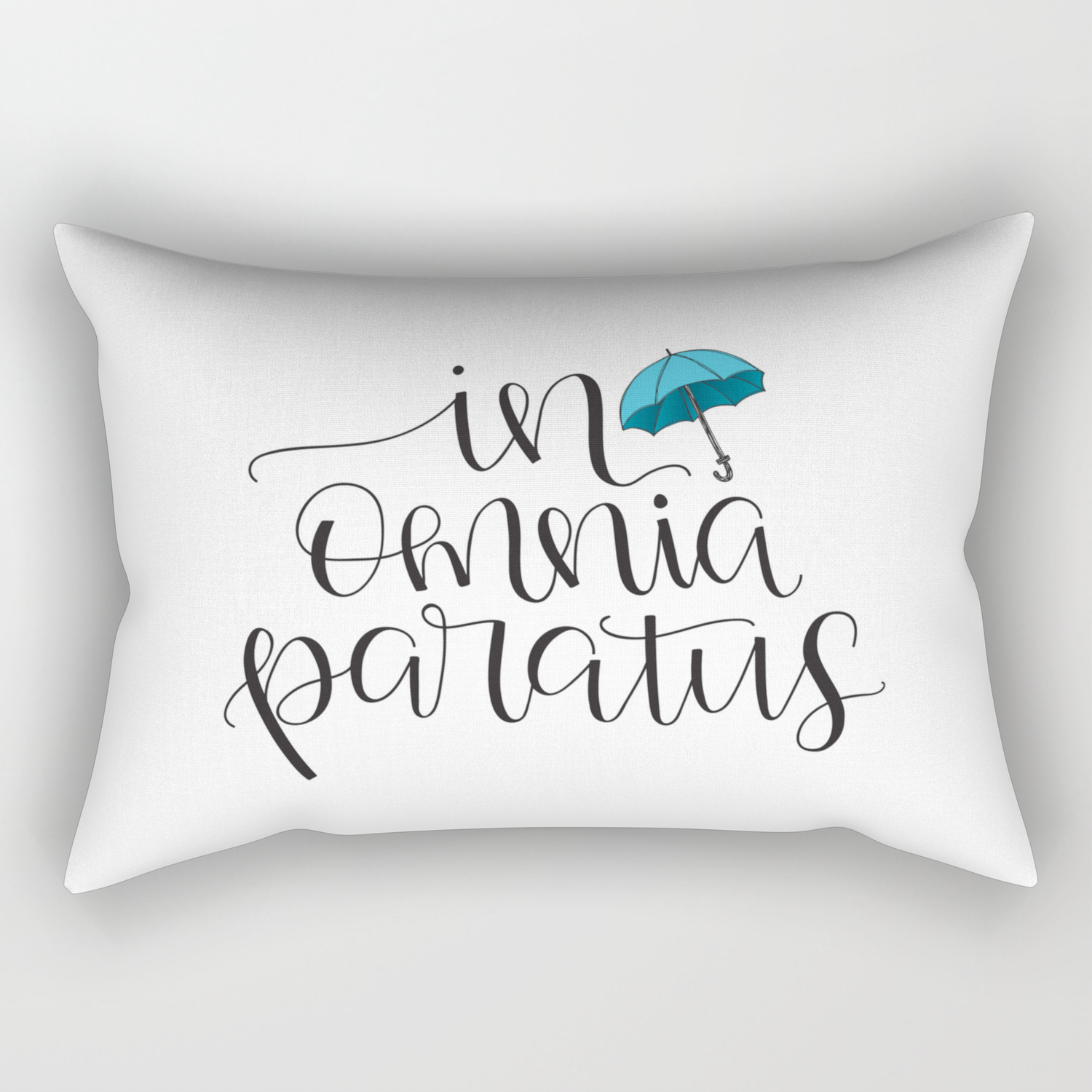 In Omnia Paratus Ready For Anything Gilmore Girls Quote Rectangular Pillow By Litteinklings Society6