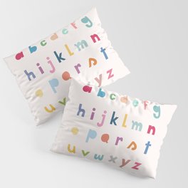 ABC alphabet art Pillow Sham