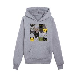 Cats Pattern Kids Pullover Hoodies