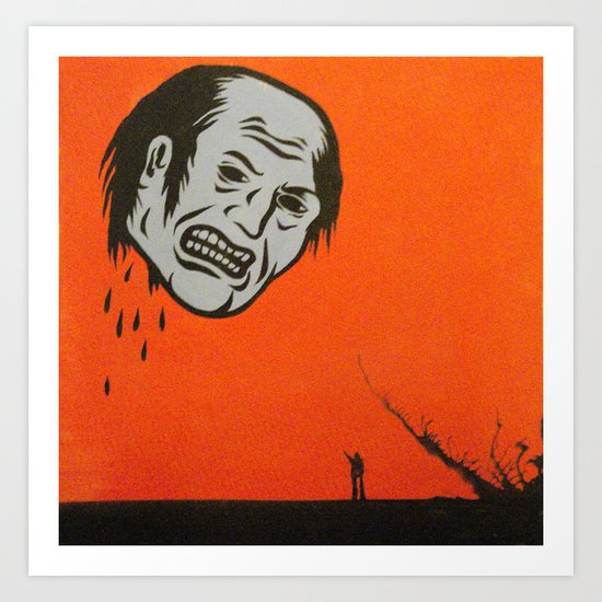 revenge ghost Art Print