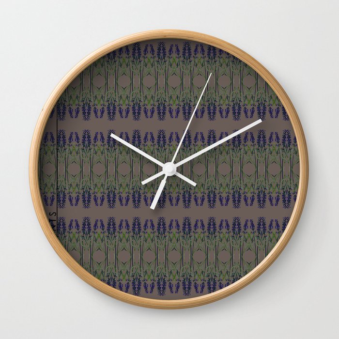 Lavender Fields Wall Clock