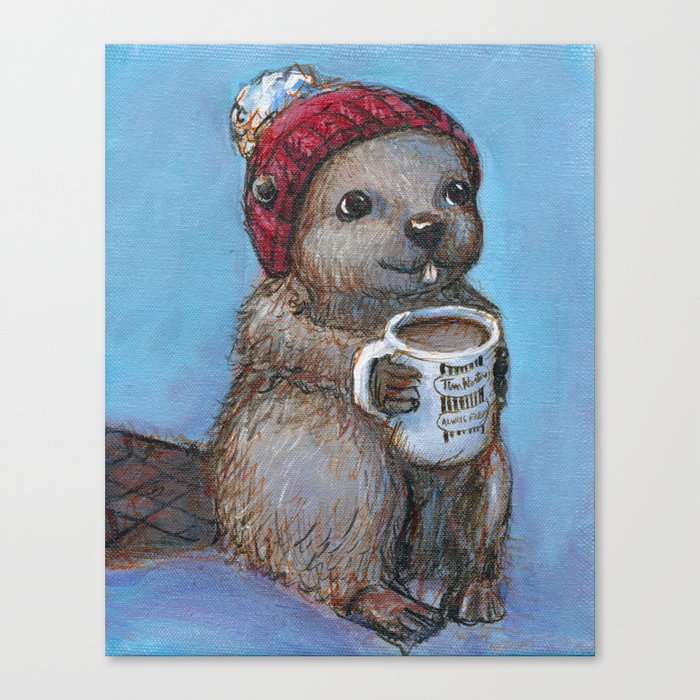 Canadian Beaver Canvas Print