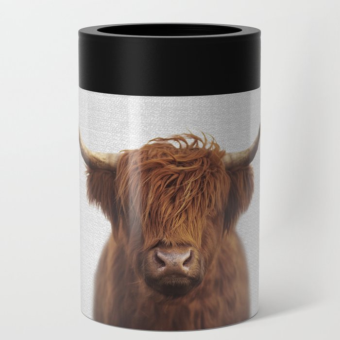 Highland Cow - Colorful Can Cooler