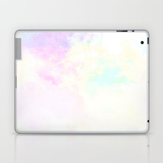 Rainbow watercolor Laptop & iPad Skin