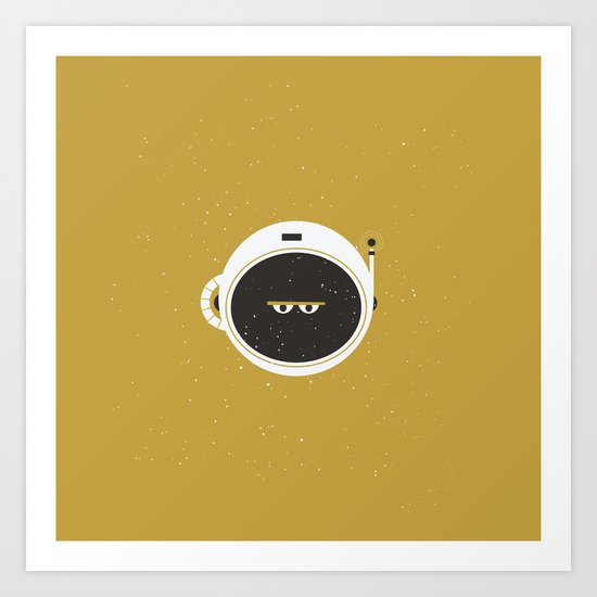 The Spaceman on the Sun Art Print