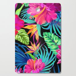 Drive You Mad Hibiscus Pattern Cutting Board