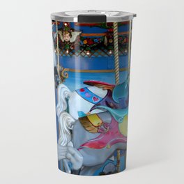 Carousel Ponies, Ol Blue, Color Travel Mug