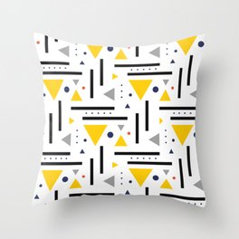 Modern Geometric Pattern Throw Pillow