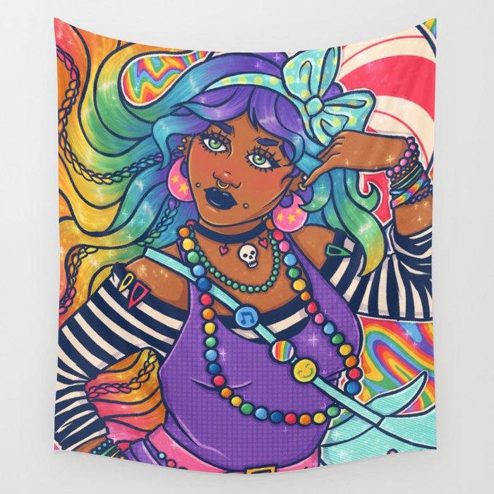 Candy Girl Wall Tapestry