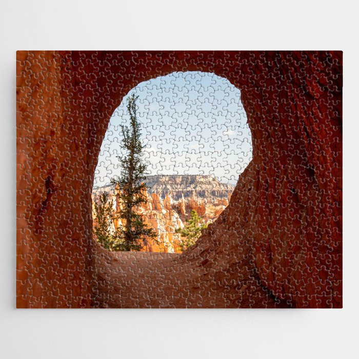 Peekaboo - Natural Window Into Bryce Canyon, Bryce Canyon National Park, Utah, USA Jigsaw Puzzle