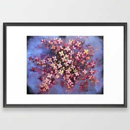 Pink Hydrangeas Framed Art Print