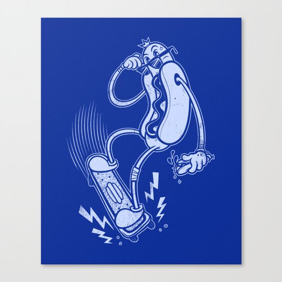 Skate or Dog Canvas Print
