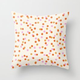 Party Dots Confetti Throw Pillow