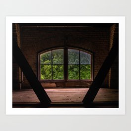 Attic Window Art Print