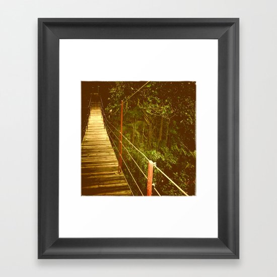 Bridge to No Where Framed Art Print