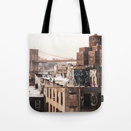 Brooklyn Bridge Views | New York City | Travel Photography Tote Bag