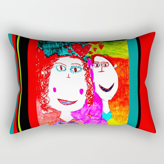 LOVE iN CHiLDHOOD | AGAIN |EROS Rectangular Pillow