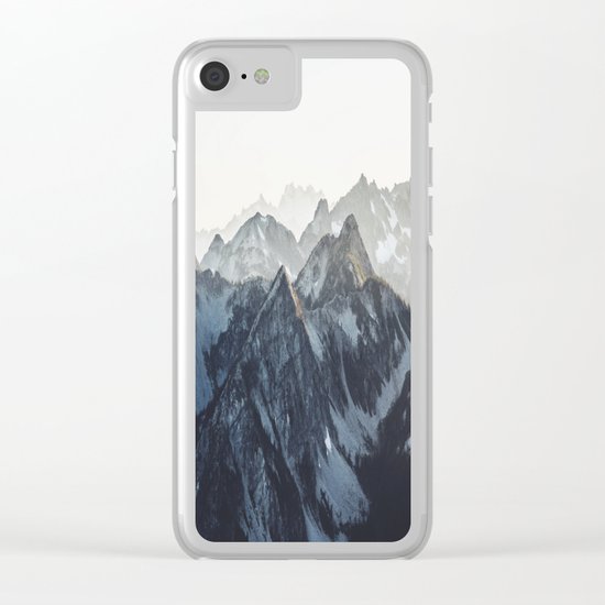 Mountain Mood Clear iPhone Case