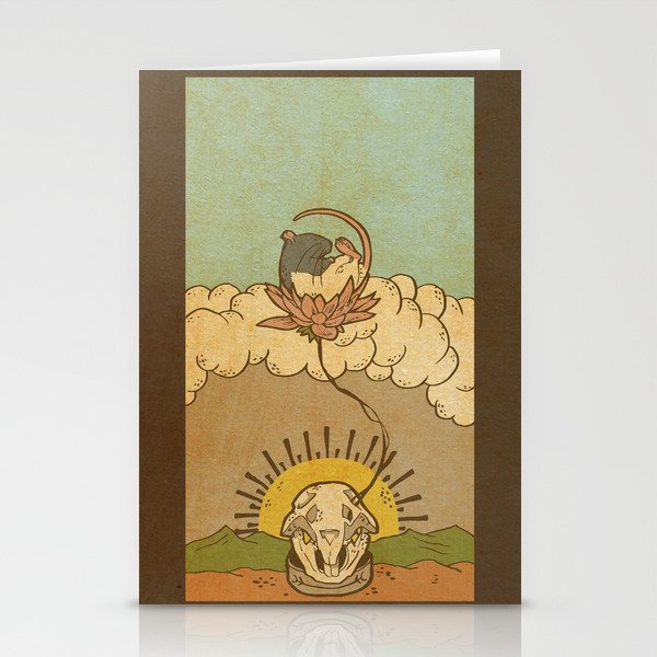 Muroidea Rat Tarot- Death Stationery Cards